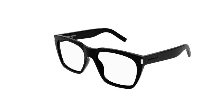 Saint Laurent SL 598 OPT 001 Black Square Men's Eyeglasses