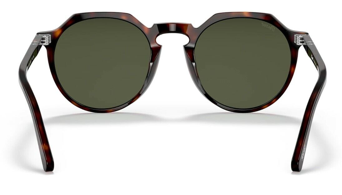 Persol 0PO 3281S 24/31 Havana/Green Unisex Sunglasses