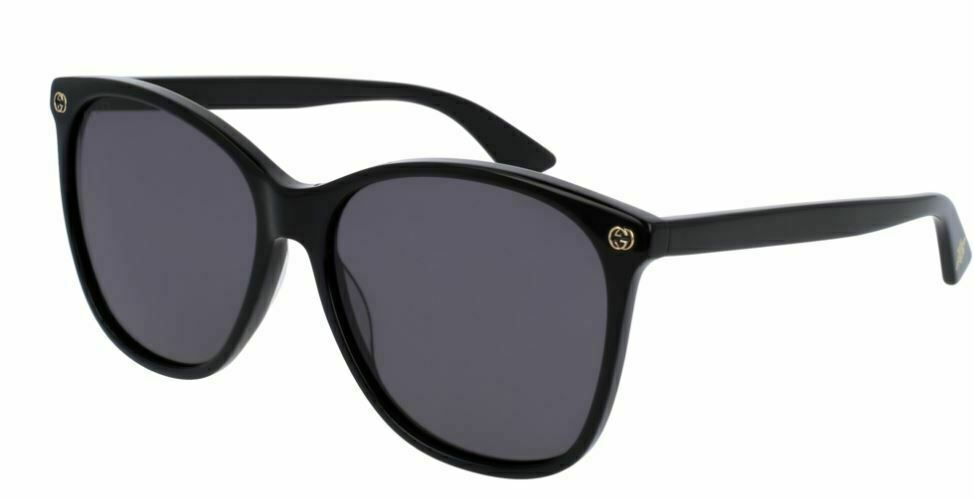 GUCCI GG0024S 001 Black Round Women's  Sunglasses