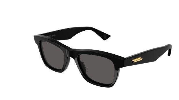 Bottega Veneta BV1120S 001 Black/Grey Square Men's Sunglasses
