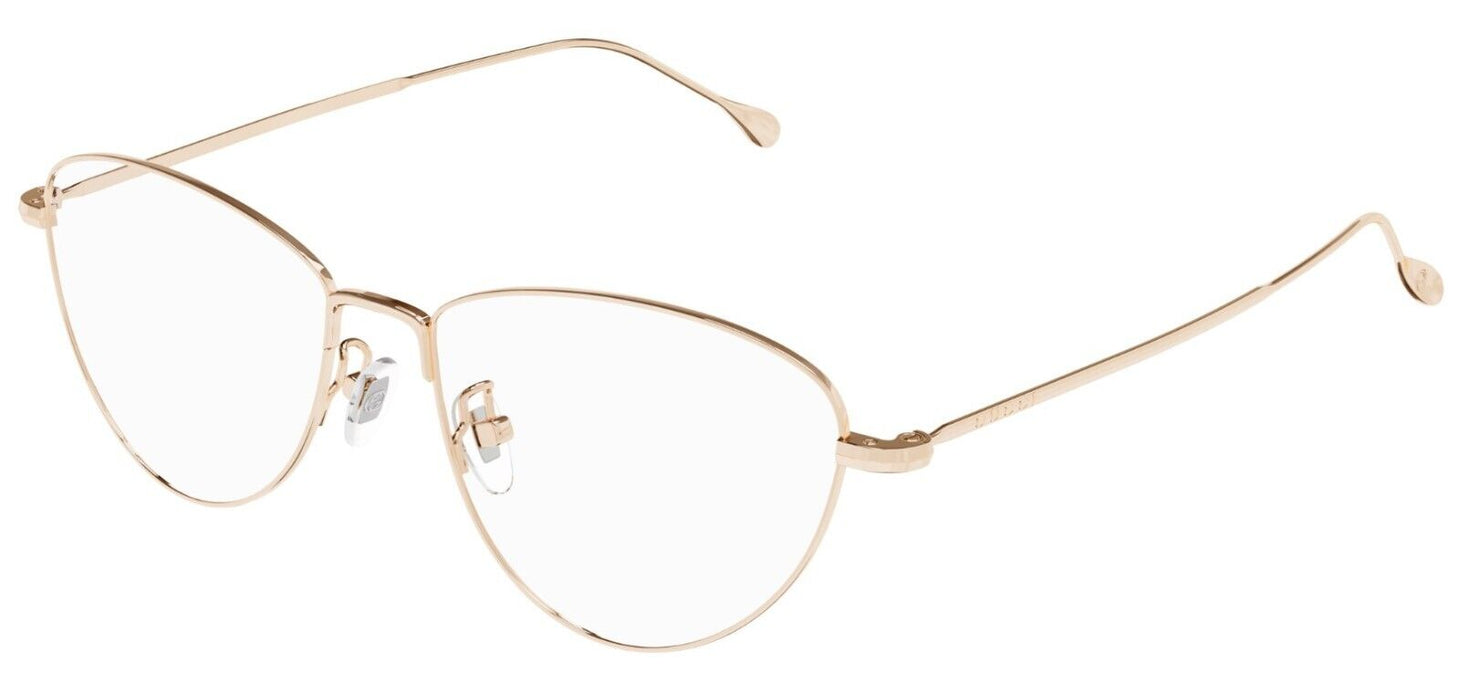 Gucci GG1185O 003 Gold Cat Eye Women's Eyeglasses