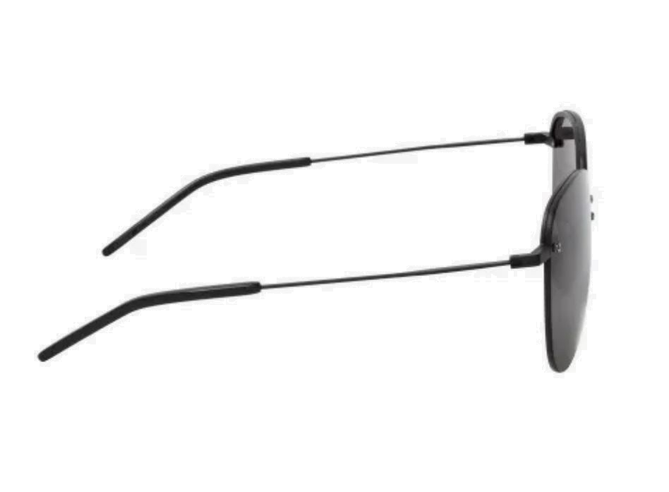 Saint Laurent SL 328/K M 001 Black Semi-Rimless Unisex Sunglasses