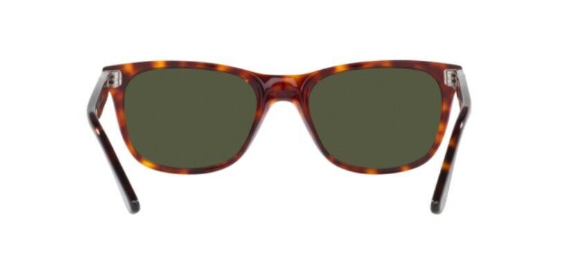 Persol 0PO3291S 24/31 Havana/ Green Rectangle Men's Sunglasses