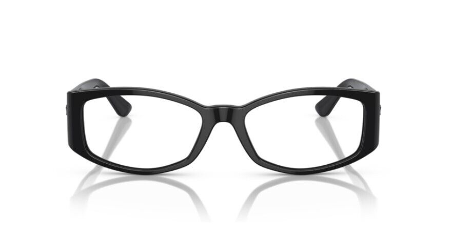 Versace 0VE3343 GB1 Black/Clear Soft Rectangle 54mm Women's Eyeglasses