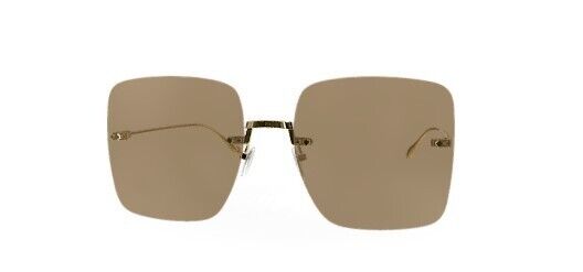 Gucci GG1147S 003 Gold/Brown Square Women's Sunglasses