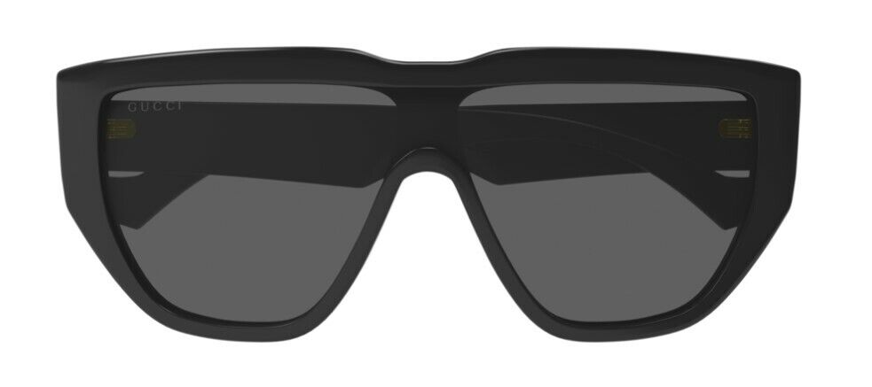 Gucci GG 0997S-002 Full Rim Black/Black Gray Oversize Sunglasses