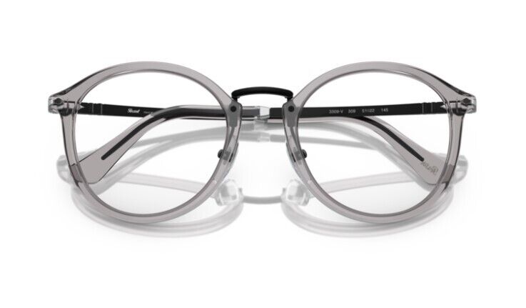 Persol 0PO3309V Vico 309 Transparent grey Round Unisex Eyeglasses