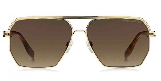 Marc Jacobs MARC-584/S 0J5G/HA Gold/Brown Gradient Rectangle Men's Sunglasses