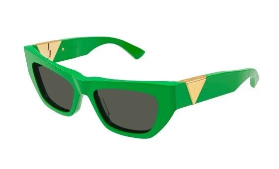 Bottega Veneta BV1177S 003 Green/Green Cat Eye Women's Sunglasses