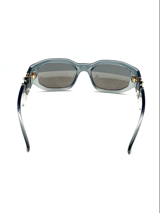 Versace VE4361 311/6G Transparent Grey/Silver Mirrored Men's Sunglasses