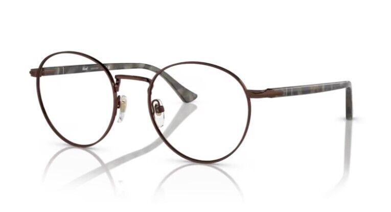 Persol 0PO1008V 1148 Brown/Brown tortoise Round Unisex Eyeglasses