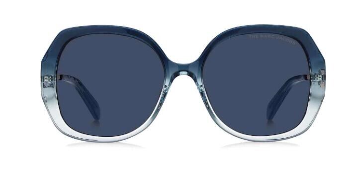 Marc Jacobs MARC-581/S 0ZX9/KU Blue-Azure/Blue Cat Eye Women's Sunglasses