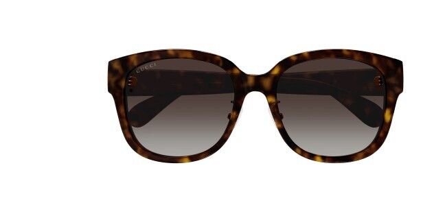 Gucci GG 1409SK 002 Havana/Brown Cat Eye Oversized Women's Sunglasses