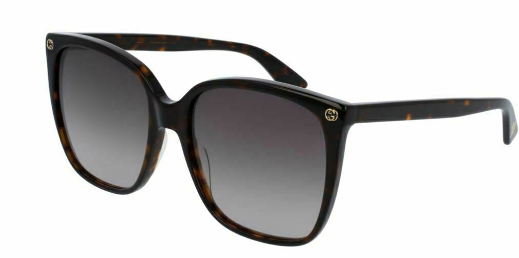 Gucci GG 0022 S 003 Havana Gradient Sunglasses