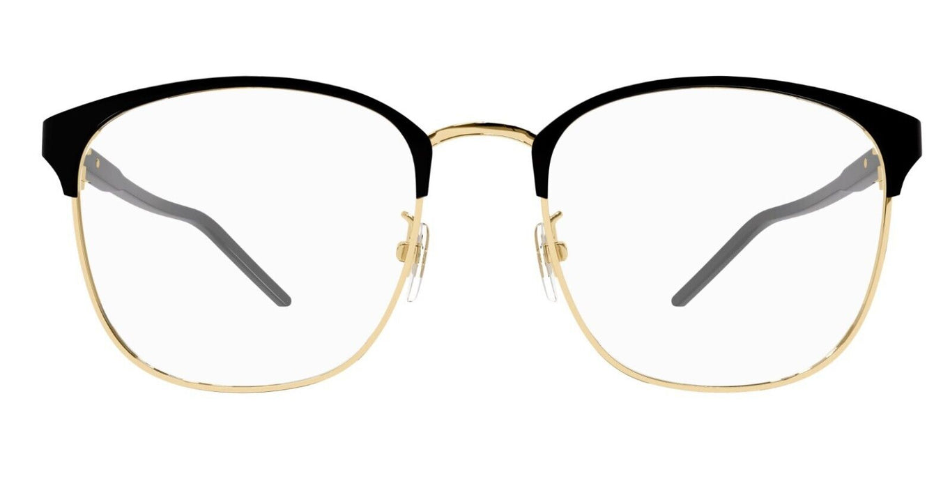 Gucci GG1231OA 001 Gold-Black Square Men's Eyeglasses