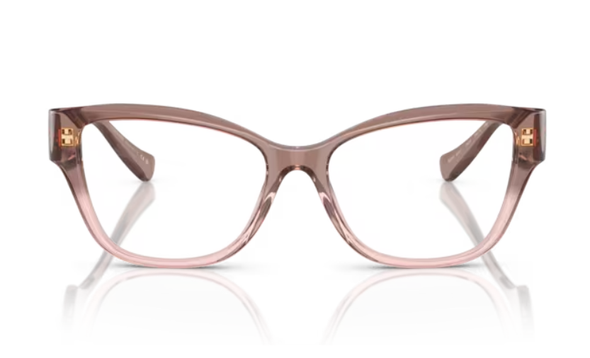 Versace 0VE3347 5435 Pink transparent 52mm Square Women's Eyeglasses