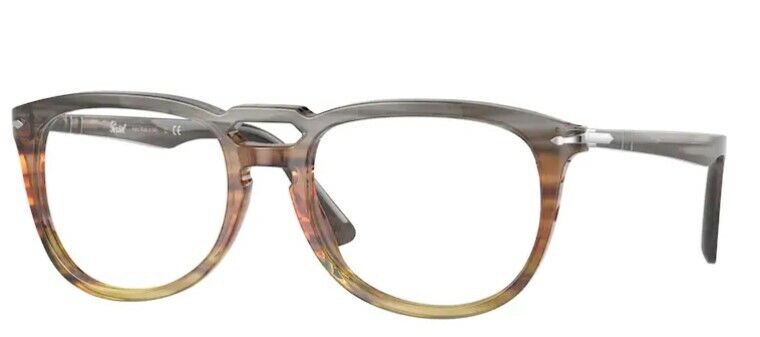 Persol 0PO3278V 1137 St Grey Gradient Brown/ Silver Unisex Eyeglasses