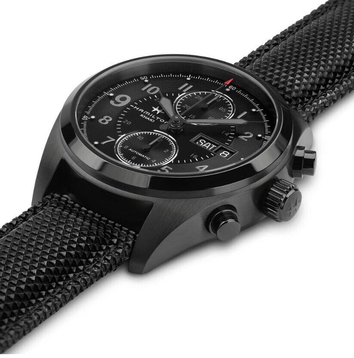 Hamilton Khaki Field Automatic Chronograph Black 42mm Men's Watch H71626735