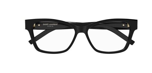 Saint Laurent SL M116 001 Black/Transparent Cat-Eye Women's Eyeglasses