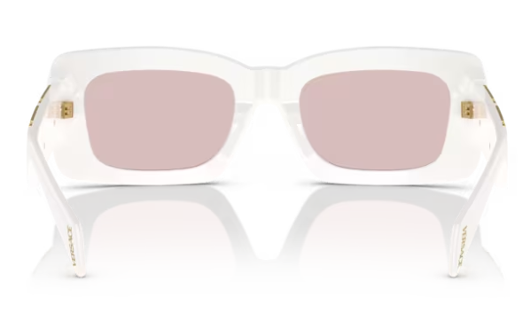 Versace 0VE4444U 314/5 White/Pink Rectangle Women's Sunglasses