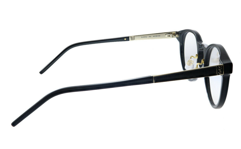 Saint Laurent SL M73/J 002 Black/Gold Panthos Unisex Eyeglasses