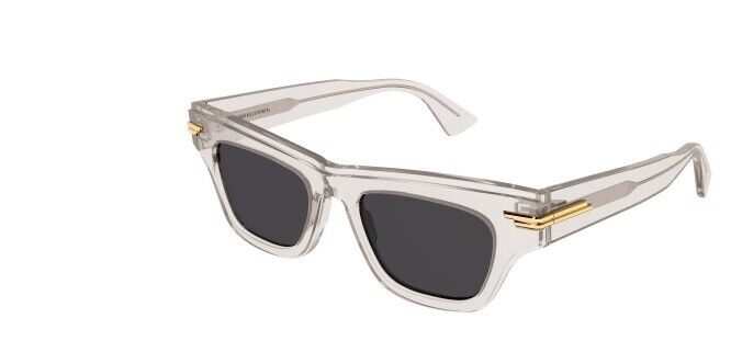 Bottega Veneta BV1122S 003 Beige/Grey Cat Eye Women's Sunglasses