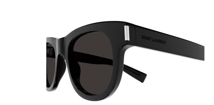 Saint Laurent SL 571 006 Black/Black Round Men's Sunglasses