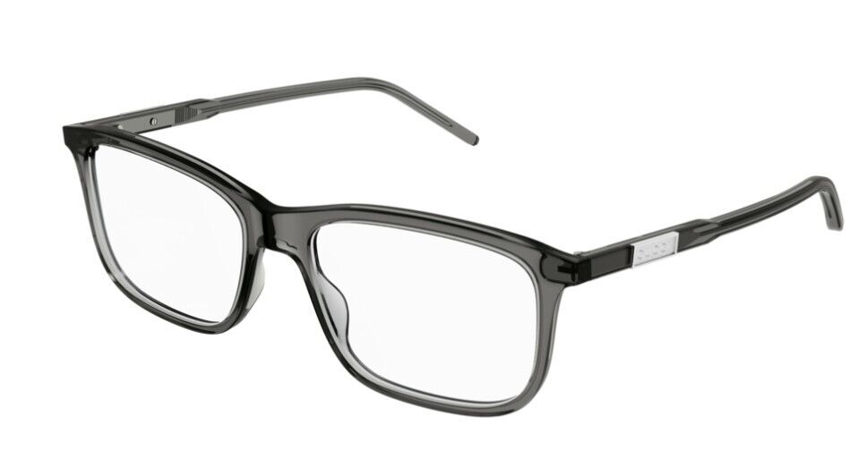 Gucci GG1159O 002 Grey Rectangle Men's Eyeglasses