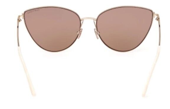 Tom Ford FT 1005 Anais-02 32G Shiny Pale Gold/Copper Women's Sunglasses