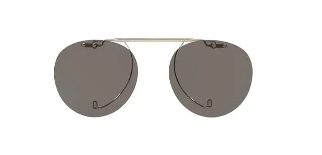 Oliver Peoples 0OV5186C Gregory Peck 5036 Silver Polarized Clip-On