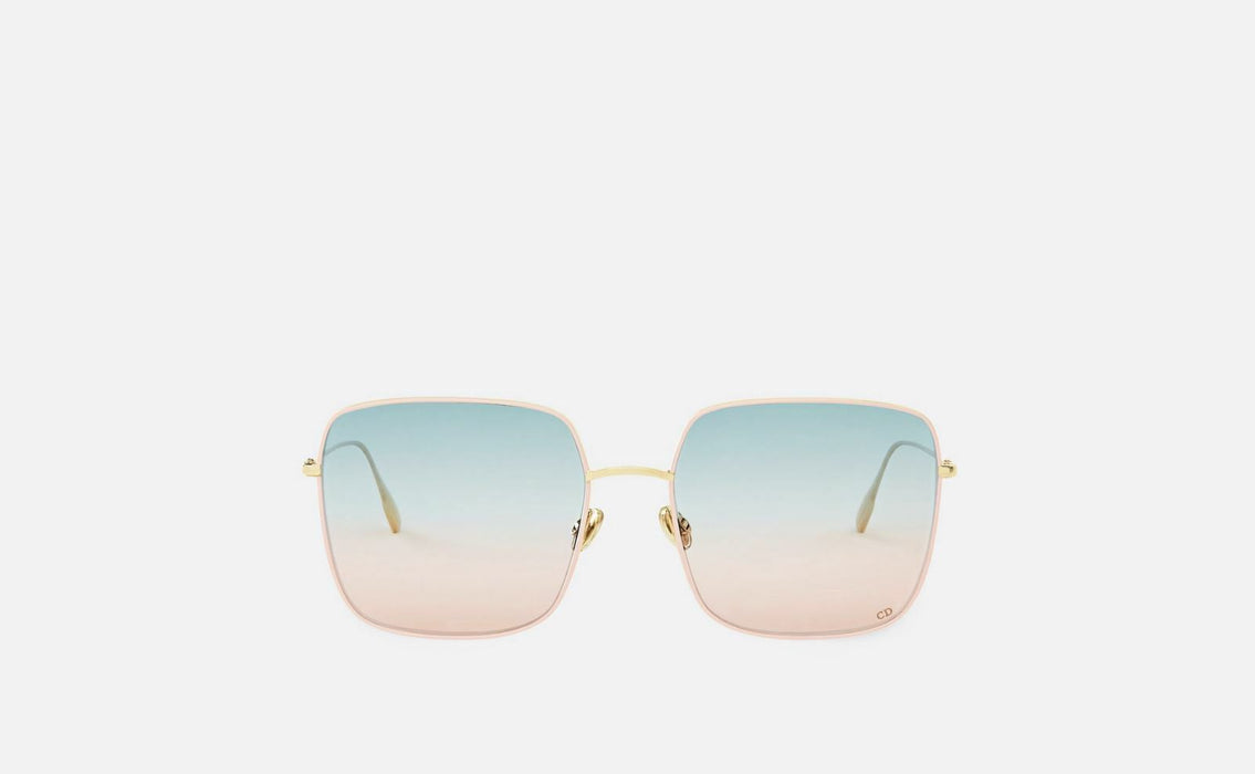 Christian Dior Stellaire 1 0EYR/8Z Gold-Pink/Blue-Pink Gradient Sunglasses