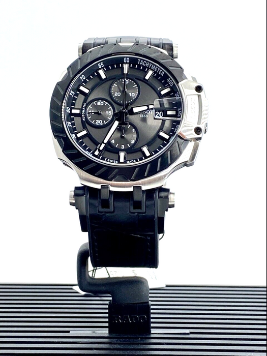 Tissot T-Race Automatic Chrono Anthracite Men's Watch T1154272706100