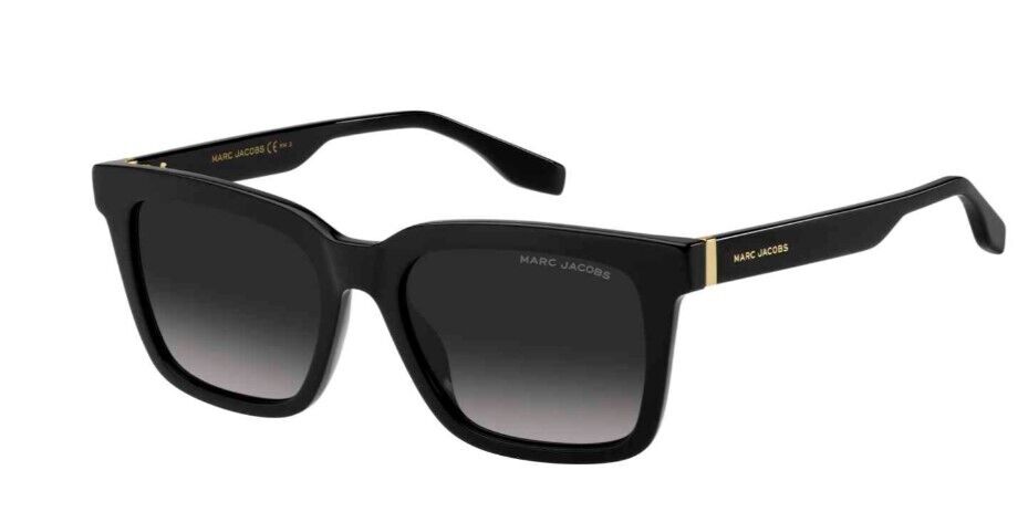 Marc Jacobs MARC-683/S 0807-9O Black/Grey Shaded Square Men's Sunglasses