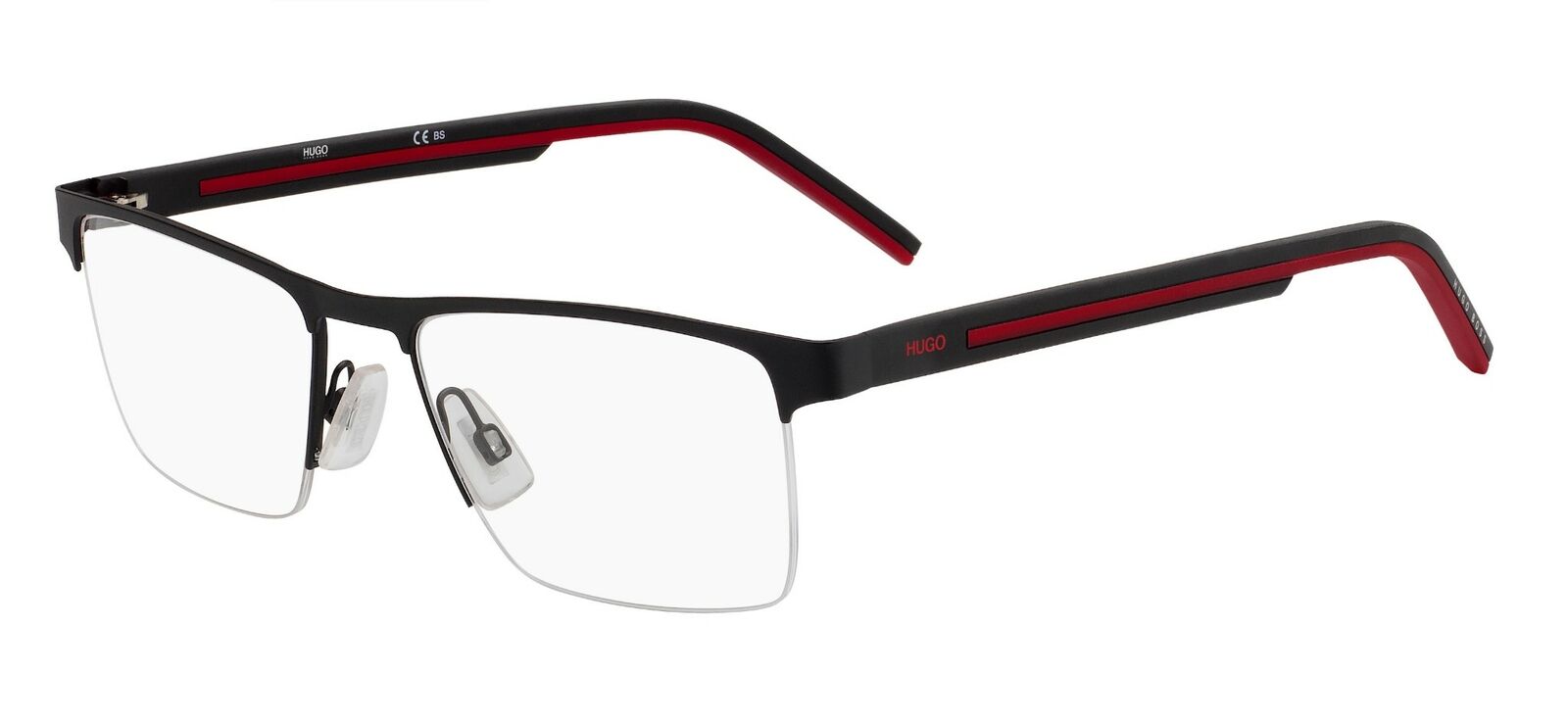 Hugo 1066 0BLX Black Crystal Red Eyeglasses