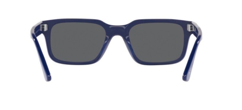 Persol 0PO3272S 1170B1 Solid Blue/Dark Grey Rectangle Men's Sunglasses