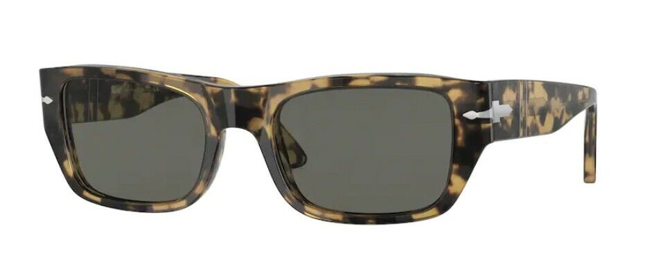 Persol 0PO 3268S 1056B1 Brown/Tortoise Beige/Dark Grey Unisex Sunglasses