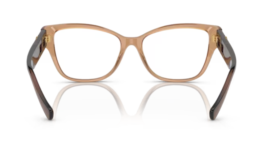 Versace 0VE3347 5436 Brown transparent 52mm Square Women's Eyeglasses