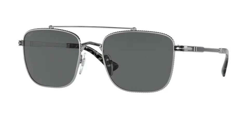 Persol 0PO 2487S 1110B1 Gunmetal Black/Dark Grey Men's Sunglasses