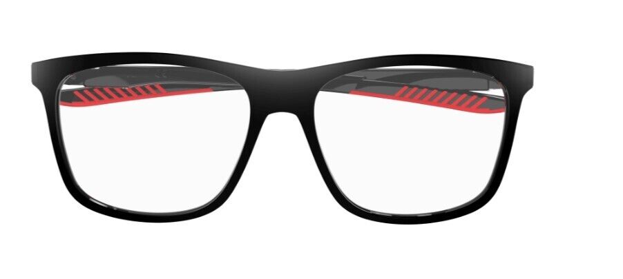 Puma PU0364O 001 Black-Black Rectangular Full-Rim Unisex  Eyeglasses