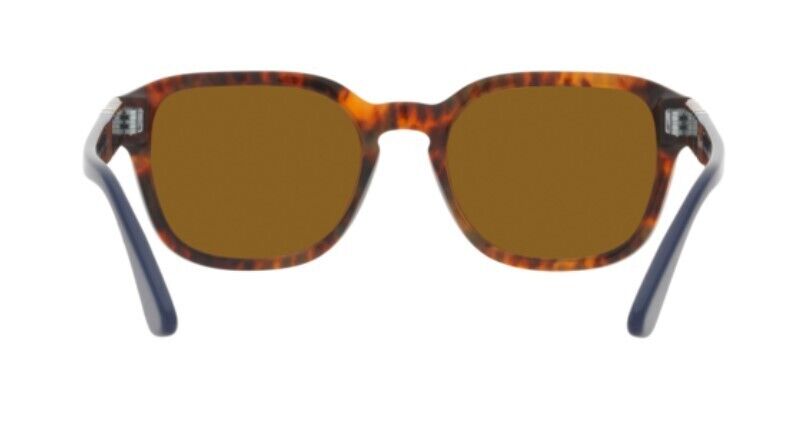 Persol 0PO3305S 118433 Brown-Tortoise Beige/Brown Oval Unisex Sunglasses