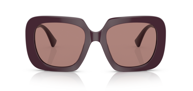Versace 0VE4434 538273 Bordeaux/Brown Square Women's Sunglasses