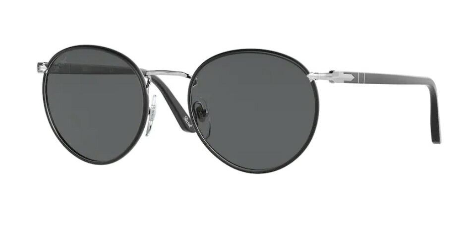 Persol 0PO 2422 SJ 1119B1 Silver Matte Black/Grey Men's Sunglasses