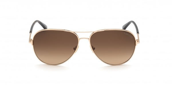 Tom Ford FT 0823 Clark 28F Rose Gold/Brown Gradient Unisex Sunglasses