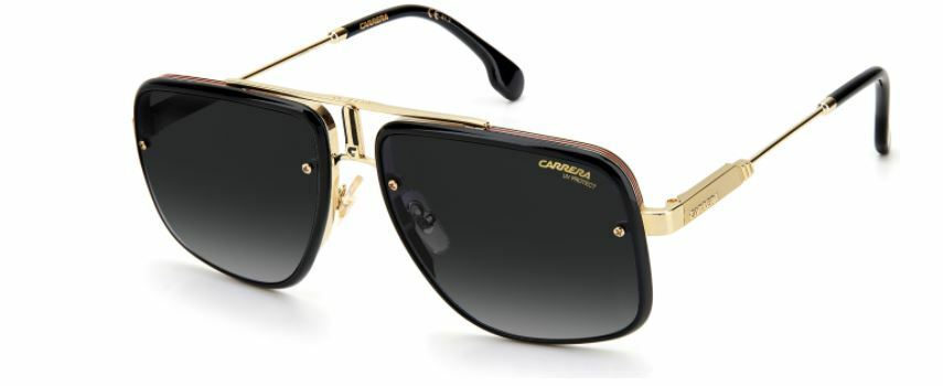 Carrera Glory Ii 0RHL/9O Gold Black/Dark Gray Gradient Men Sunglasses