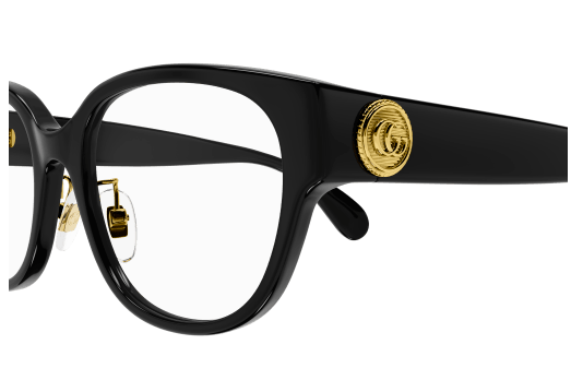 Gucci GG1411OK-001 Black Rectangle Women Eyeglasses