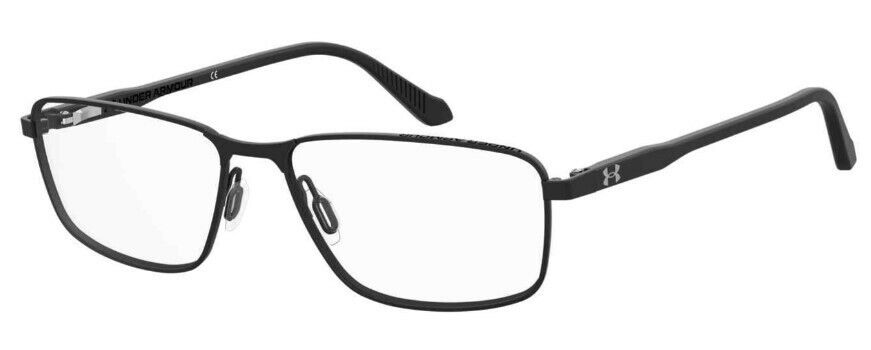 Under Armour Ua 5034/G 0003/00 Matte Black Rectangle Metal Unisex Eyeglasses