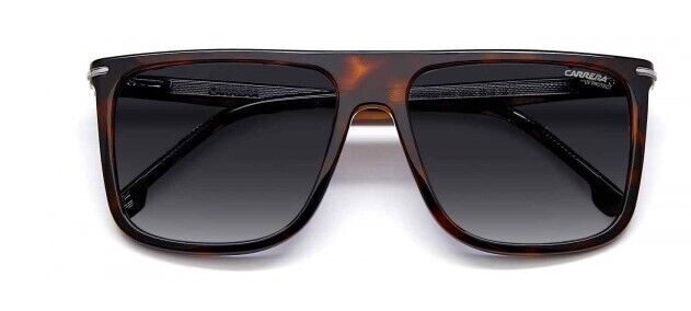 Carrera 278/S 0086/9O Havana/Grey Shaded Rectangle Men's Sunglasses