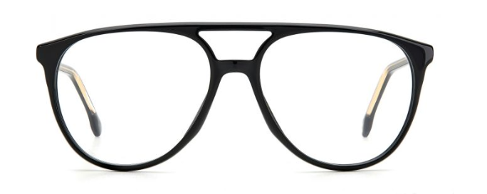 Carrera 1124 0807 Black Aviator Men's Eyeglasses