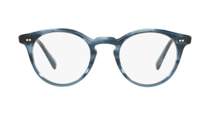 Oliver Peoples 0OV5459U Romare 1730 Dark Blue VSB Blue Round Eyeglasses