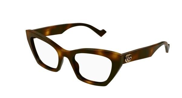 Gucci GG1334O 002 Havana Cat Eye Women's Eyeglasses